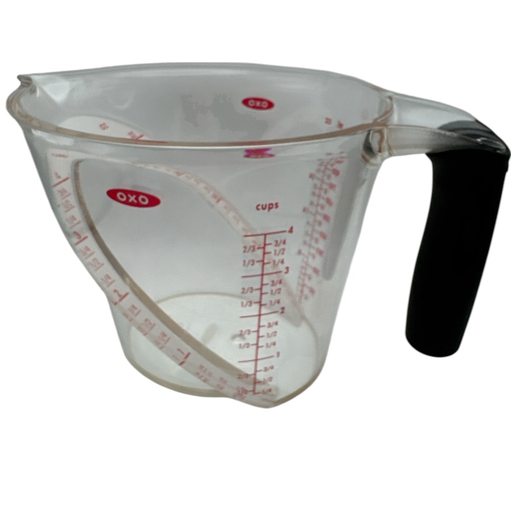 OXO Good Grips Measuring‎ Cups Angled 4 Cup Plastic Non-slip Handle EUC